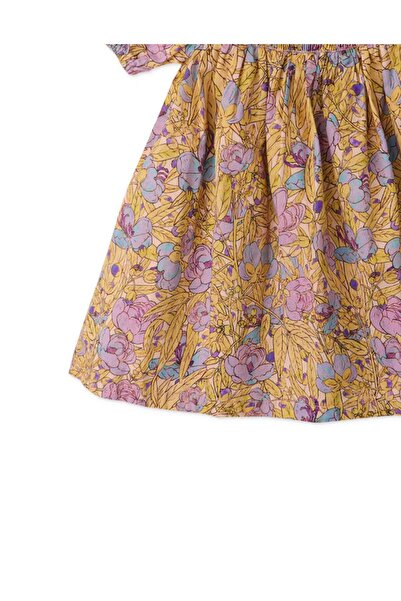 Gingersnaps Girls' Baby Dress, Woven with Pattern, Short Sleeves