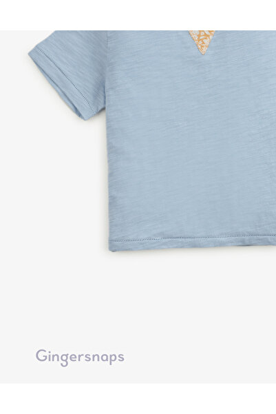 Gingersnaps Boys' Plain Baby T-Shirt with Round Neck