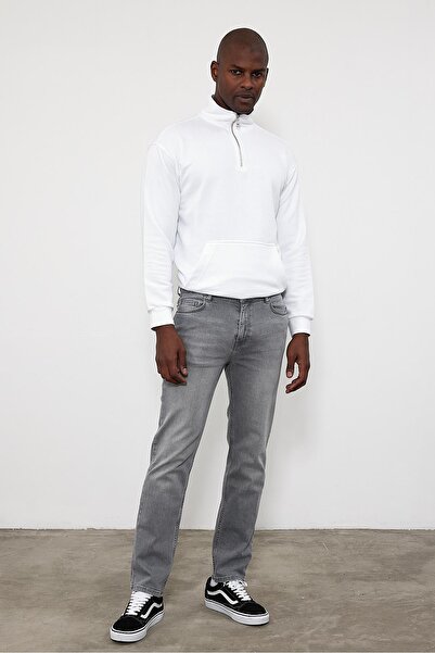 VENA Pantaloni Kalimnos Grey Comfort Fit Jean-Grey