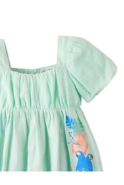 Gingersnaps Girls' Dress with Side Pattern