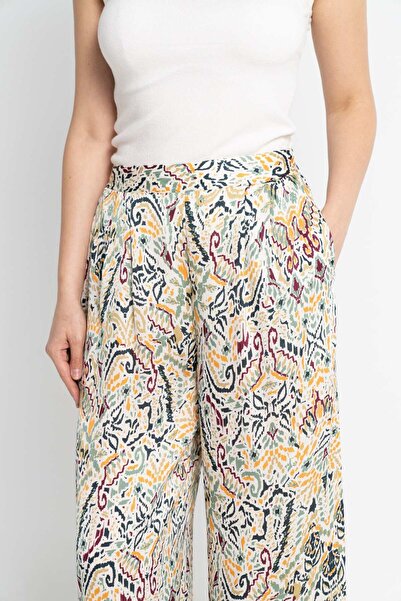 Nichii Women's High-Waisted Long Trousers