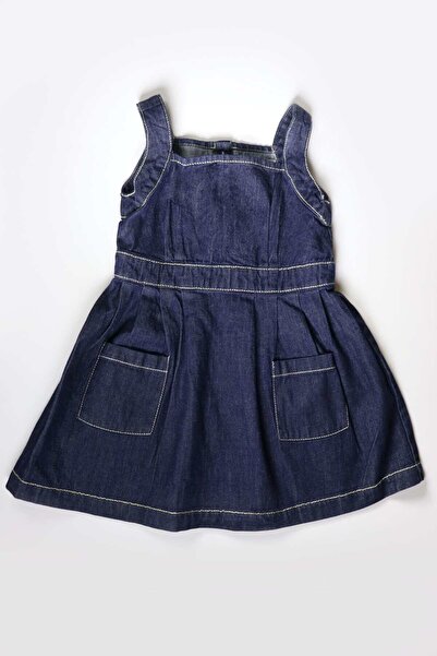 Gingersnaps Girls' Button-Front Denim Dress
