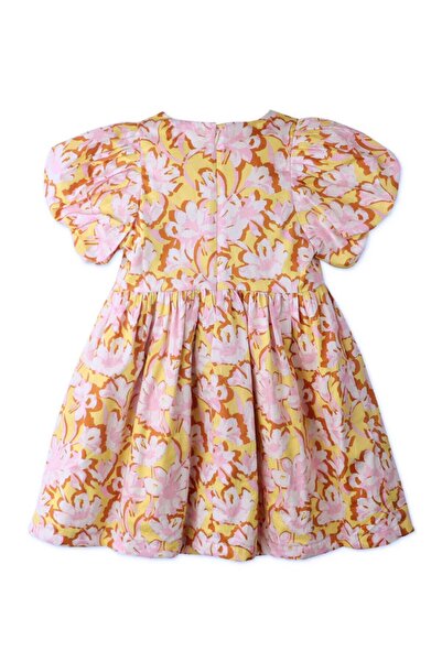 Gingersnaps Girls' Floral Short Sleeve Dress