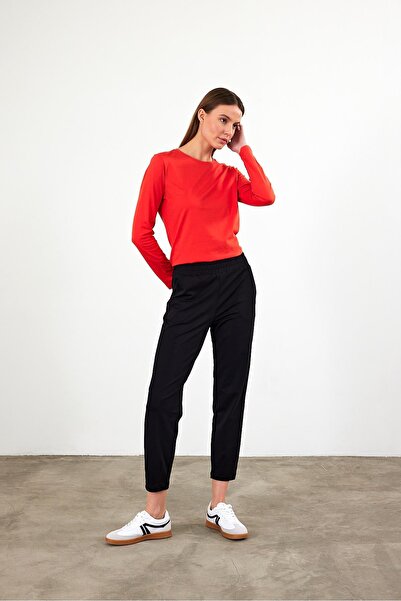 VENA Μπλουζάκι Gloria Regular Fit Basic Crew Neck-Terracotta