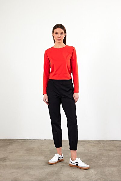 VENA Μπλουζάκι Gloria Regular Fit Basic Crew Neck-Terracotta