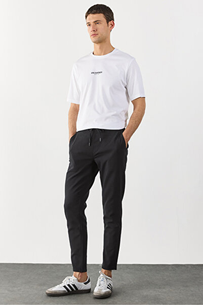 VENA Sports Printed Crew Neck Regular Fit T-Shirt-White