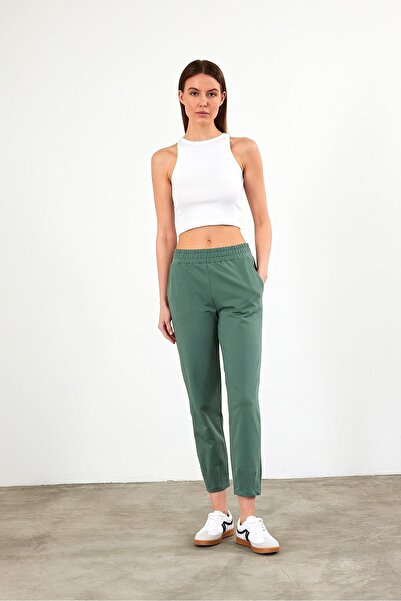 VENA Norah Rahat Kesim Eşofman Altı-Göl Yeşili