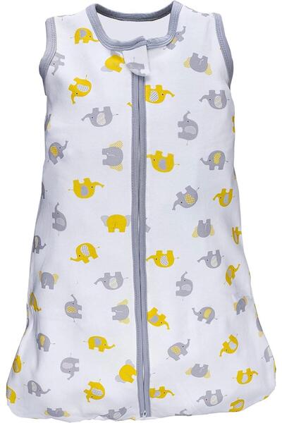 Sitilin Baby Sleeping Bag Inner and Outer Fabric 100% Natural Cotton Double Layer Special Fabric Unisex 1 Tog STL6428