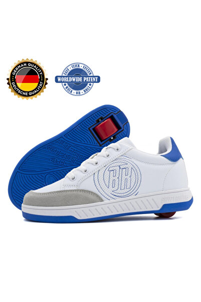 Breezy Rollers Wheeled Sneakers White/Blue