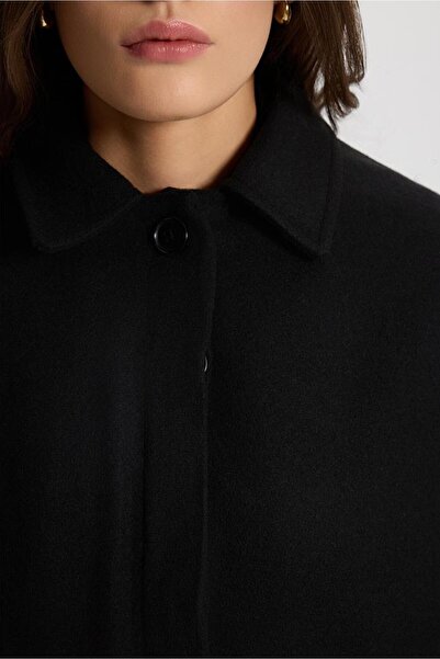 VENA Jachetă Regular Fit - Negru