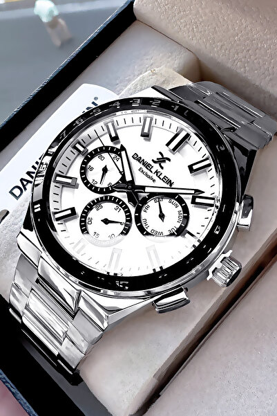 Daniel Klein Luxury Groom Men's Steel Cord Wrist Watch Dfndkh4530C1