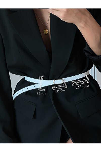 Fiori Імпортна овальна золота пряжка Тонкий ремінь Штани Ремінь Гомлек Ремінь Куртка Ремінь