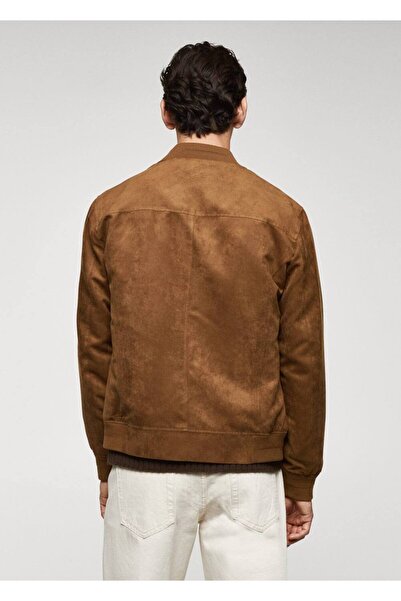 MANGO Man Süet görünümlü bomber ceket