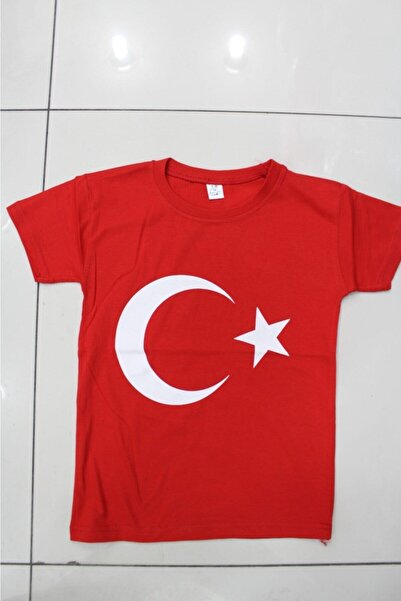 calwino kids Turkish Flag Printed Tshirt