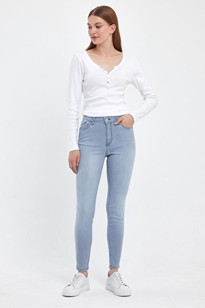 VENA Pantaloni skinny Gabriella Blue Grey - Blue Grey