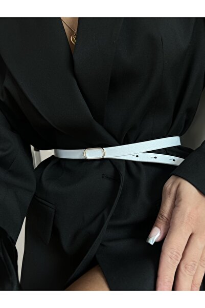 Fiori Curea subțire cu cataramă aurie ovală importată, centură pentru pantaloni, centură pentru cămașă, centură pentru jachetă