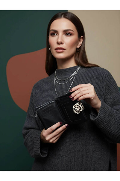 yedideri محفظة نسائية من الجلد الطبيعي