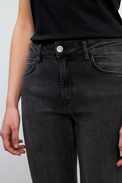 VENA Παντελόνι Petra Black Boyfriend Jean-Μαύρο