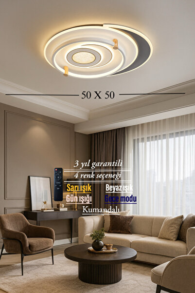 Lucent Avize Lucent Modern Halkalı Plafonyer Avize