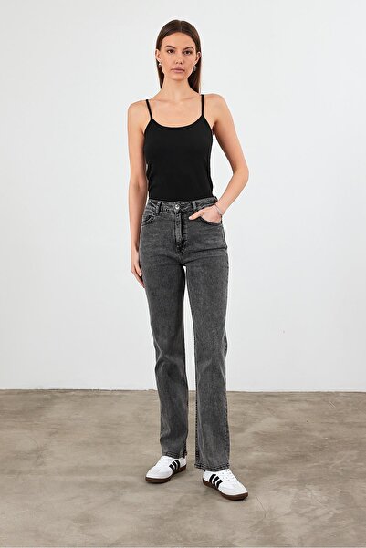 VENA Marrakesh Vintage Black Straight Fit Jean Pants-Vintage Black