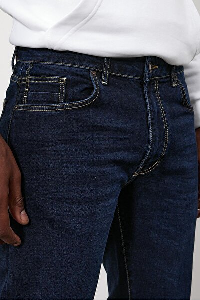 VENA Smith Natural Dark Blue Tapered Fit Jean Trousers - Natural Dark Blue