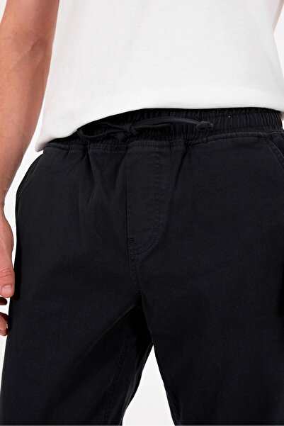 VENA Simon Slim Fit Gabardine Jogger Pants-Anthracite