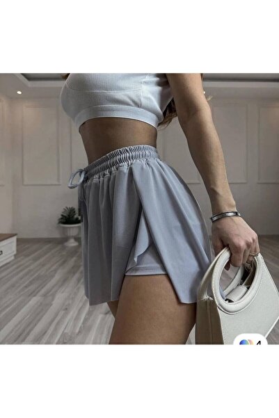 İnsane Minds Women's Loose Cut Sports Shorts Skirt with Leggings