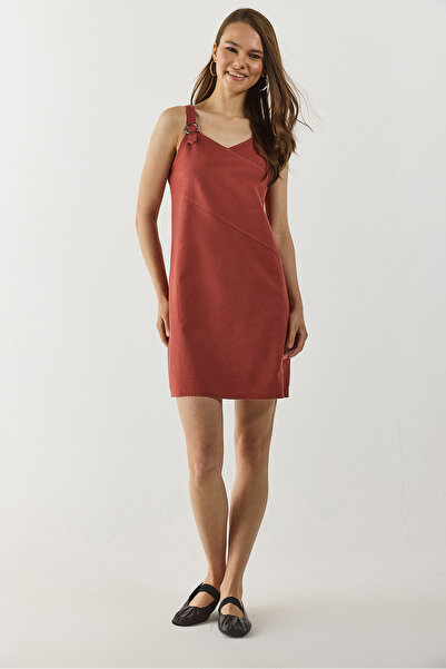 VENA Λινό Φόρεμα Angelica Κανονική Στ fitting - GÜLKURUSU