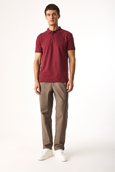 VENA Παντελόνι Jogging Fit με ελαστική μέση και εφέ αποχρωματισμένου χρώματος - Βιζόν