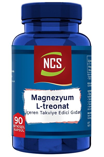 NCS Magnesium Magnesium L-threonate Vegetarian 90 Herbal Capsule Magnesium L-treonate