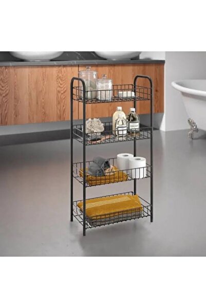 Metaltex 4 Katlı Pisa Tekerleksiz Siyah