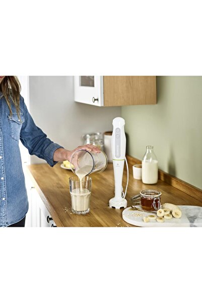 Kenwood Hand Blender 600W HDP104WG – Triblade Stick Blender with Chopper, Beaker & Whisk, White