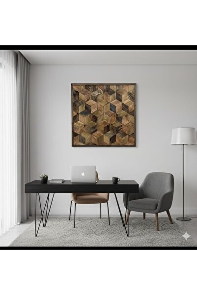 Dream Wooden 3 Boyutlu Dekoratif Ahşap Tasarım Duvar Panosu