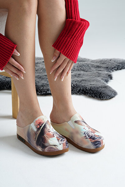 azizsahinshoes 3063 Сонячний візерунок анатомічні капці