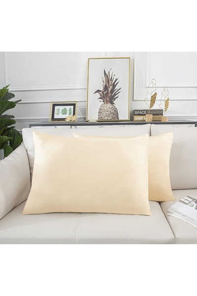 silkworm Siklworm Life, 100% μεταξωτή μαξιλαροθήκη με κρεμ χρώμα (50*70) 1 τεμάχιο...