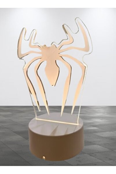 SPIDERMAN Creative Spiderman LED Lamp for Kids and Teens Yellow