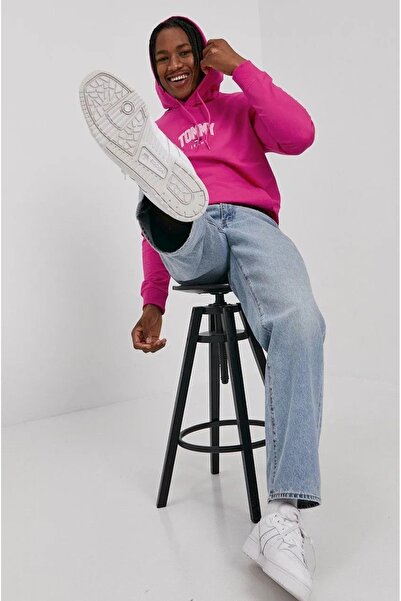 Tommy Hilfiger TJW NAKIŞ LOGO DETAYLI KAPÜŞONLU UNİSEX SWEATSHİRT