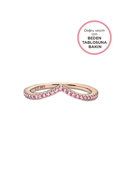 Pandora Işıltılı Pembe Dilek Yüzüğü