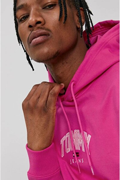 Tommy Hilfiger TJW NAKIŞ LOGO DETAYLI KAPÜŞONLU UNİSEX SWEATSHİRT