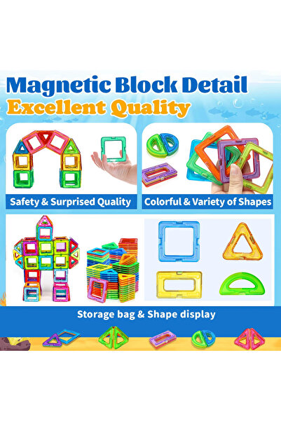 Choice3 Medium Size 40pcs Magnetic Building Blocks DIY Magnets Toys medium size STEM Toys Construction Toys