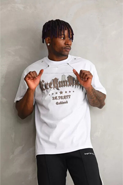 ARONA Mdb Unisex Oversize Necklace Included Thirt White