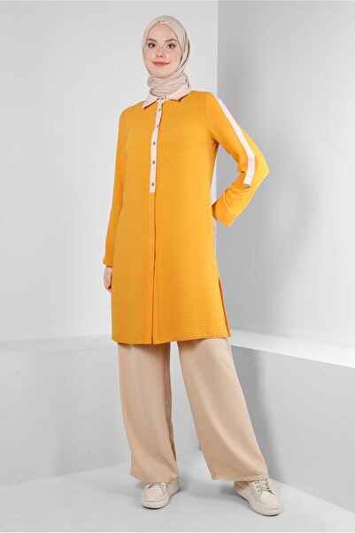 Alvina SHIRT COLLAR BUTTONED TUNIC 43705