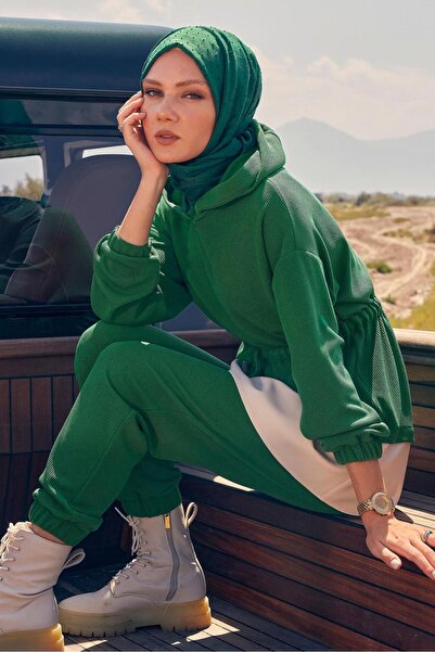 Alvina Hooded Pants Suit 44264