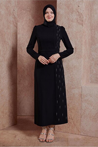 Alvina TAŞ BASKILI ELBİSE 42886