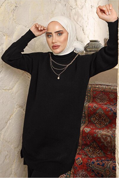 TRENDTESETTÜR ΓΥΝΑΙΚΕΙΟ ΣΕΤ ΜΑΥΡΗ ΑΛΥΣΙΔΑ ΜΕ ΛΕΠΤΟΜΕΡΗ ΠΑΝΤΕΛΟΝΙ T 8058