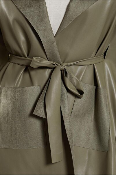 Alvina Sunny Leather Vest with Birds 45276