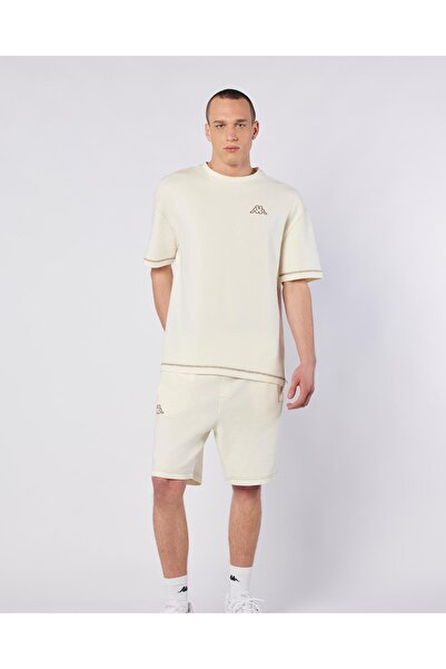 Kappa Logo Pronton Erkek Beyaz Regular Fit Tişört