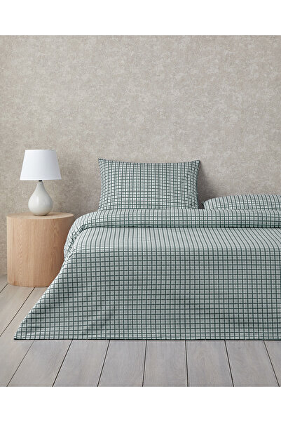 English Home طقم غطاء لحاف فردي سهل الكي من وندسور مقاس 160x220 سم أخضر