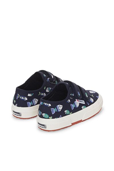 Superga 2750 Kids Straps Candy Fish Erkek Çocuk Lacivert Sneaker