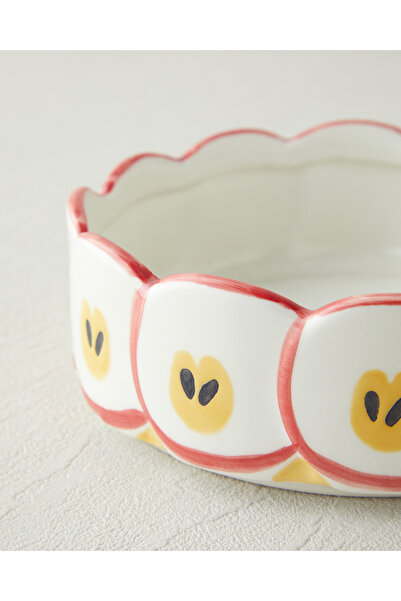 English Home Apple Stoneware Bowl 15.5 cm Red